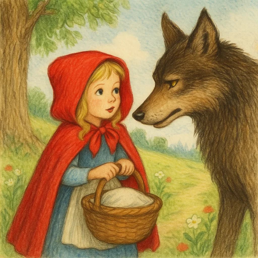 Chapeuzinho vermelho e lobo